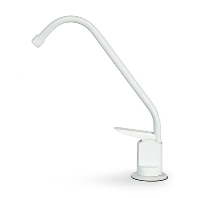 Faucet, 1/4" Long Reach White