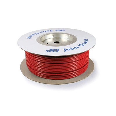 =1/4 Poly Tubing, 500ft Spool, Red